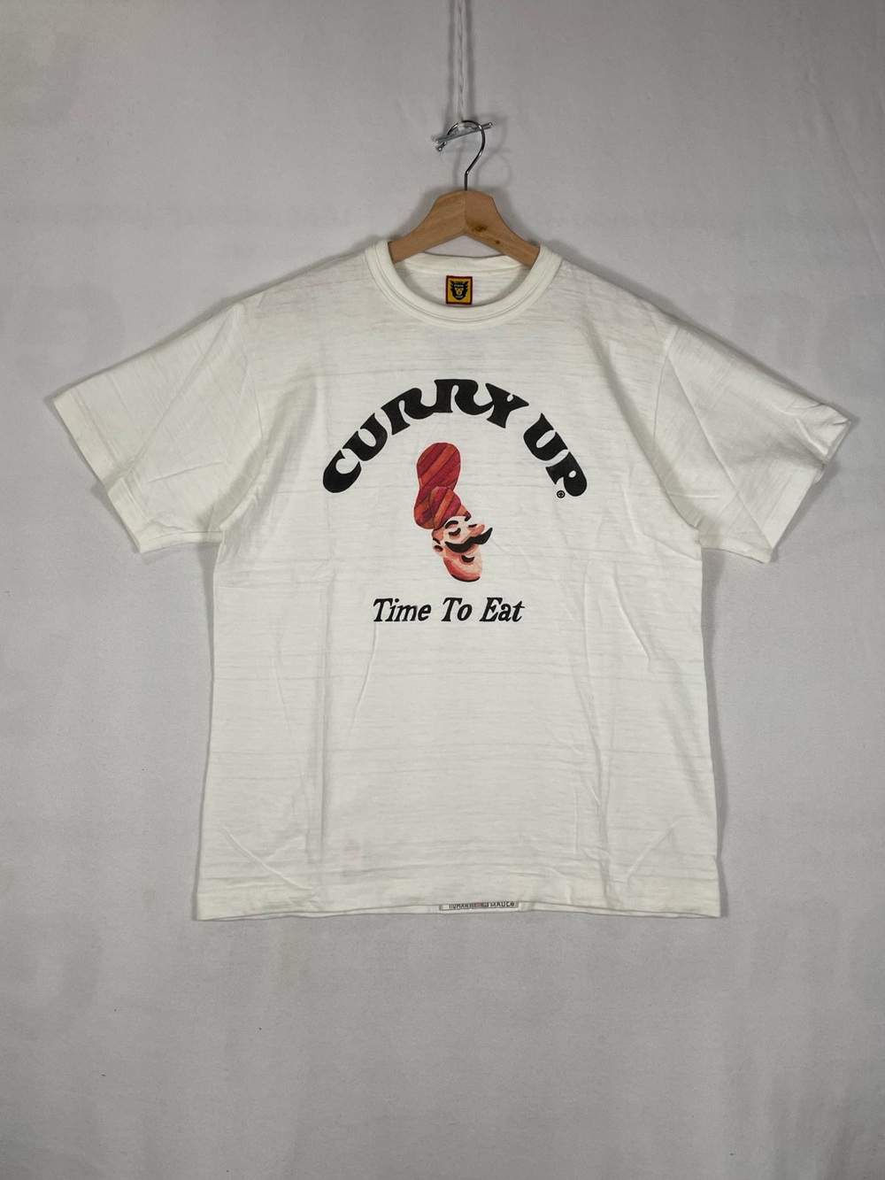 Human Made STRMCWBY Curry Up White T shirt Made In Japan Sz M